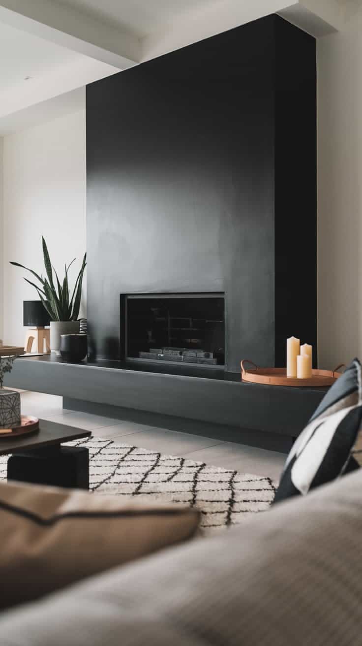 Black Stone Fireplace Ideas: Transform Your Living Space with Elegant Design - Image 5