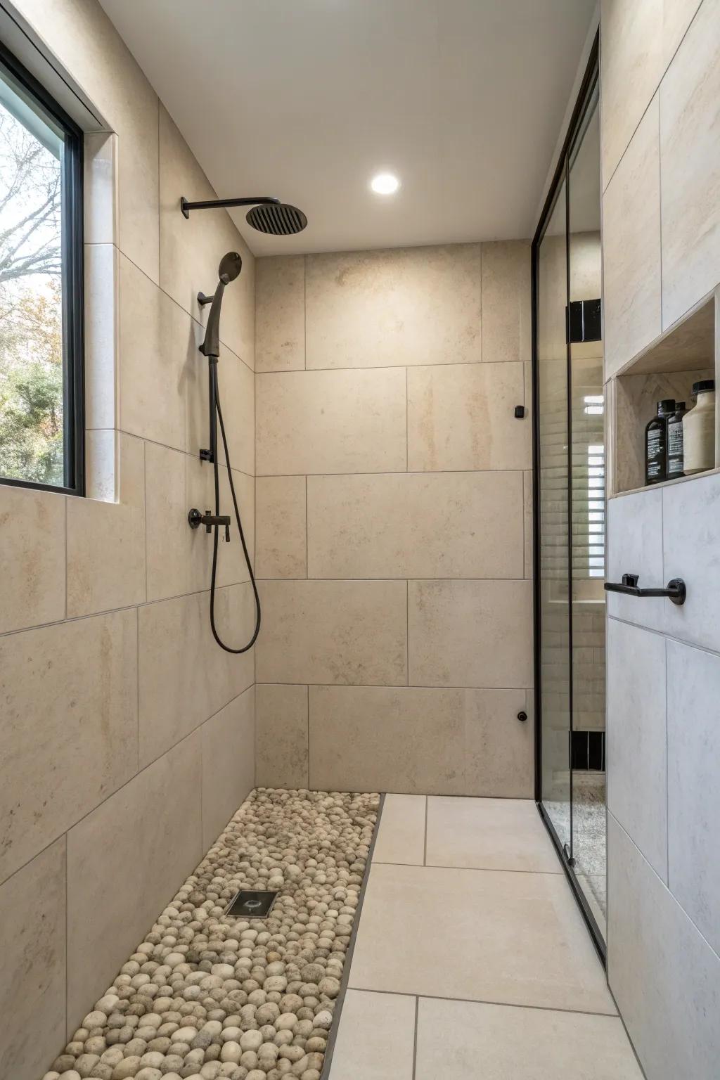 10 Stunning Doorless Walk In Shower Ideas for a Modern Bathroom - Image 1