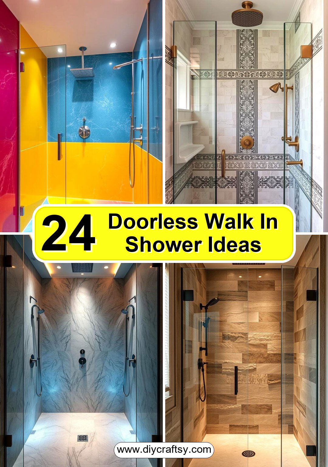 10 Stunning Doorless Walk In Shower Ideas for a Modern Bathroom - Image 4