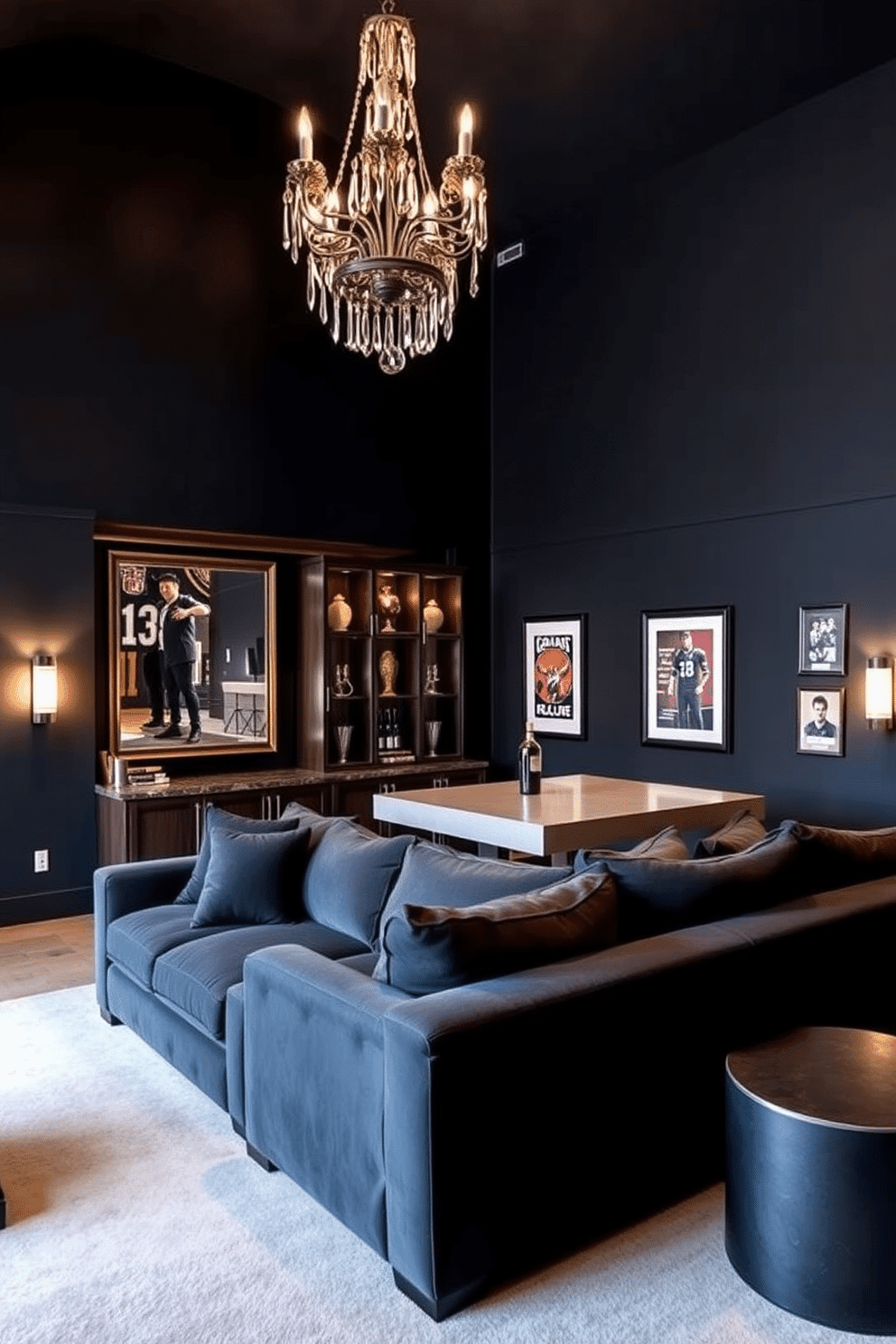 Top Black Man Cave Ideas for a Bold and Masculine Retreat - Image 3