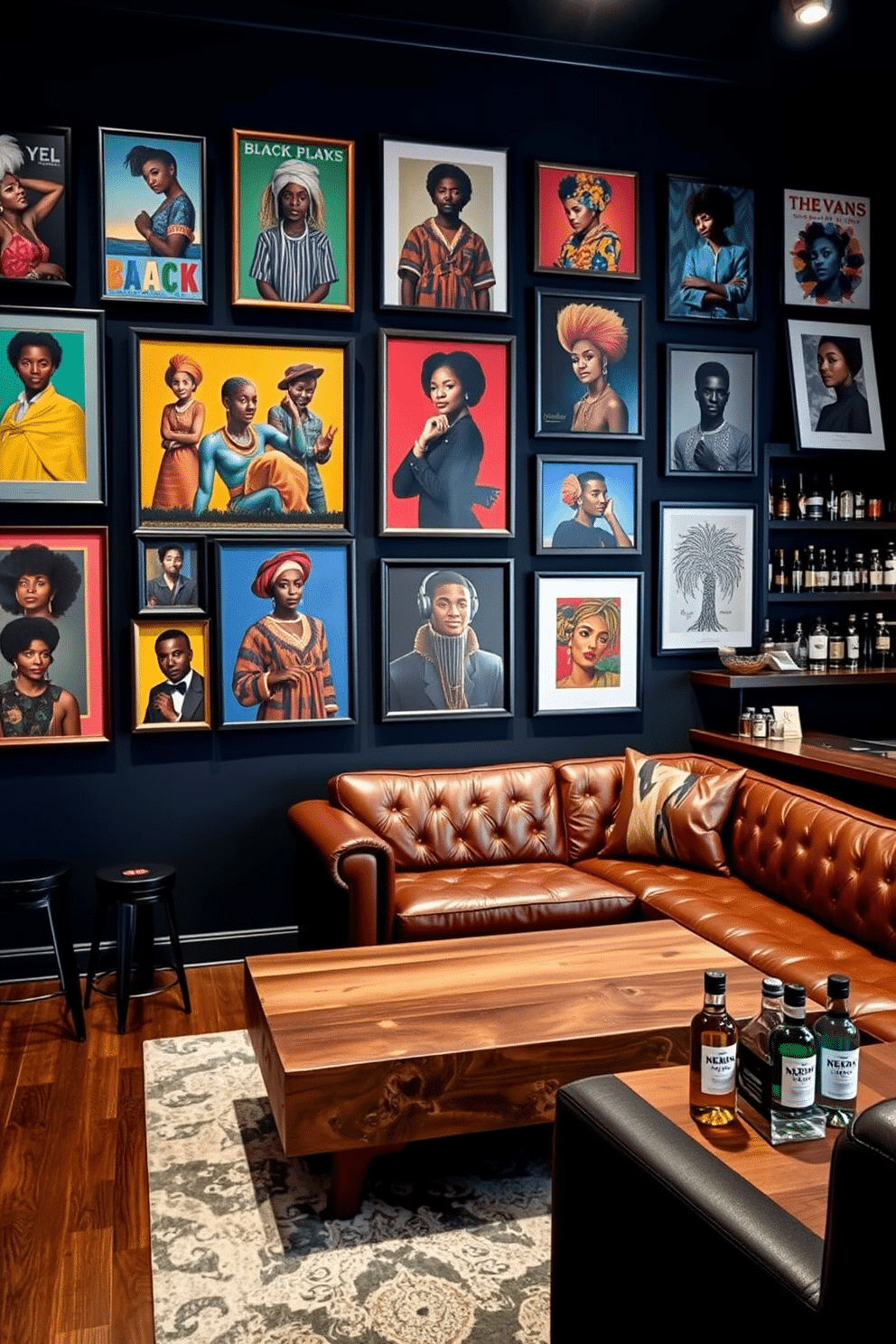 Top Black Man Cave Ideas for a Bold and Masculine Retreat - Image 5